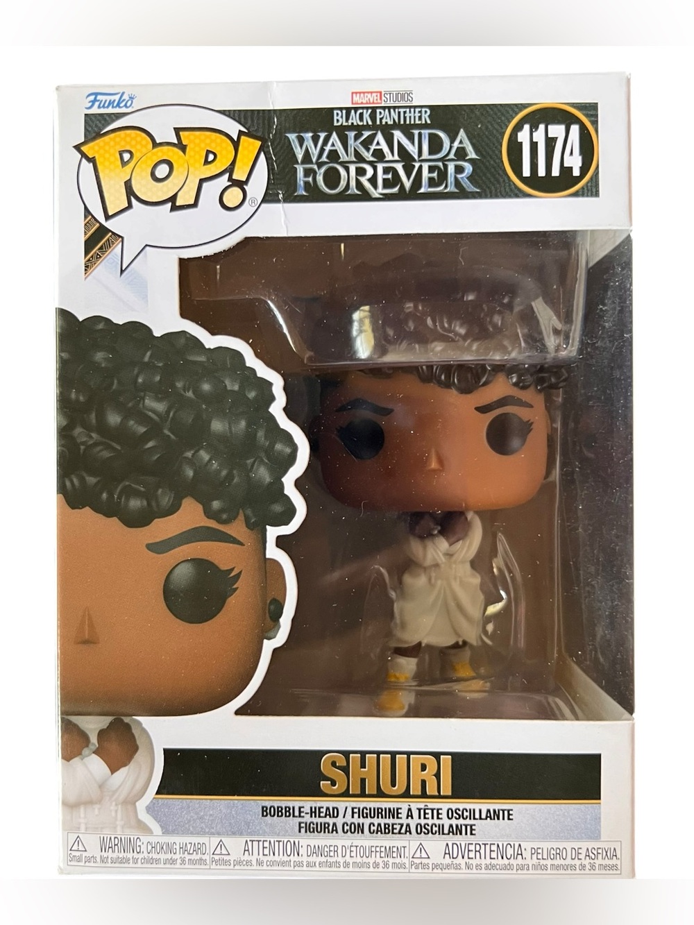 Funko Pop! Black Panther Wakanda Forever Shuri vinyl bobble-head